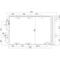 Condenser, air conditioning HART - 621 669