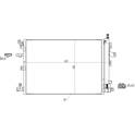 Condensor, airconditioning HART - 613 029