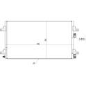 Condensor, airconditioning HART - 614 487