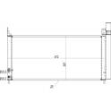 Condensor, airconditioning HART - 614 569