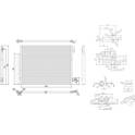 Condensor, airconditioning HART - 616 714