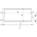 Condensor, airconditioning HART - 623 857