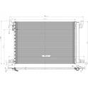 Condensor, airconditioning HART - 636 944