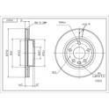 Front brake disc HART - 215 653