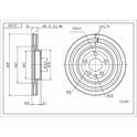 Front brake disc HART - 224 209