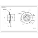 Front brake disc HART - 224 353
