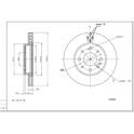 Front brake disc HART - 239 385