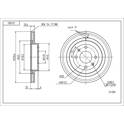 Front brake disc HART - 241 084