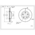 Front brake disc HART - 241 106
