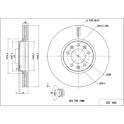 Front brake disc HART - 257 985