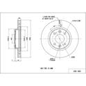 Front brake disc HART - 258 000