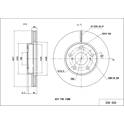 Front brake disc HART - 258 020