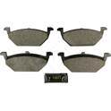 Front brake pad set HART - 249 157