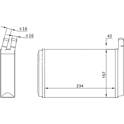 Heat Exchanger, interior heating HART - 600 250