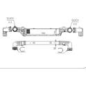 Intercooler, inlaatluchtkoeler HART - 605 785