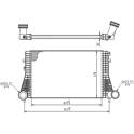 Intercooler, inlaatluchtkoeler HART - 607 412
