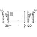 Intercooler, inlaatluchtkoeler HART - 612 524