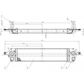 Intercooler, inlaatluchtkoeler HART - 614 199