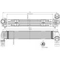 Intercooler, inlaatluchtkoeler HART - 614 230