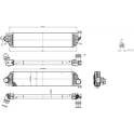 Intercooler, inlaatluchtkoeler HART - 618 138