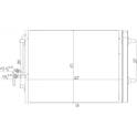 Kondensor, klimatanläggning HART - 608 055