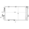 Kondensor, klimatanläggning HART - 611 203