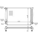 Kühler, Motorkühlung HART - 606 963