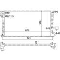 Radiador, refrigeración del motor HART - 601 388
