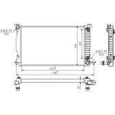 Radiateur moteur HART - 608 014