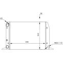 Radiator, engine cooling HART - 601 458