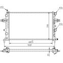 Radiator, engine cooling HART - 603 193