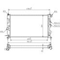 Radiator, engine cooling HART - 603 491