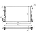 Radiator, engine cooling HART - 605 990