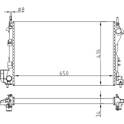 Radiator, engine cooling HART - 605 991