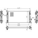 Radiator, engine cooling HART - 606 831