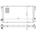 Radiator, engine cooling HART - 616 612