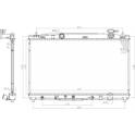 Radiator, engine cooling HART - 646 021