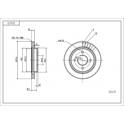 Rear brake disc HART - 214 471