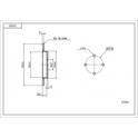 Rear brake disc HART - 215 595