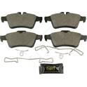 Rear brake pad set HART - 249 158