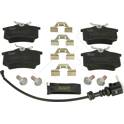 Rear brake pad set HART - 260 559