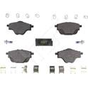 Rear brake pad set HART - 261 808