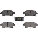 Rear brake pad set HART - 261 829