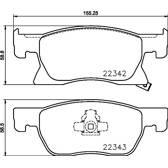 Bremsbeläge vorne HELLA PAGID - 8DB 355 024-771