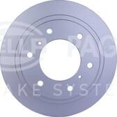 Jeu de 2 disques de frein HELLA PAGID - 8DD 355 118-651