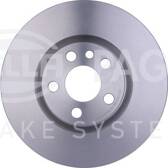 Jeu de 2 disques de frein HELLA PAGID - 8DD 355 108-761