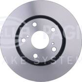 Jeu de 2 disques de frein HELLA PAGID - 8DD 355 114-281