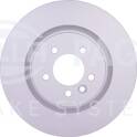 Brake disc (per unit) HELLA PAGID - 8DD 355 129-501