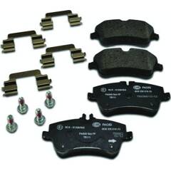 Jeu de 4 plaquettes de frein à disque HELLA PAGID - 8DB 355 018-331