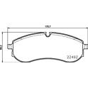 Rear brake pad set HELLA PAGID - 8DB 355 039-531
